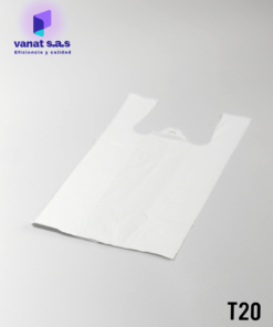 bolsa tipo camiseta bolsa de agarradera bolsa manigueta