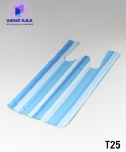 bolsa tipo camiseta bolsa de agarradera bolsa manigueta