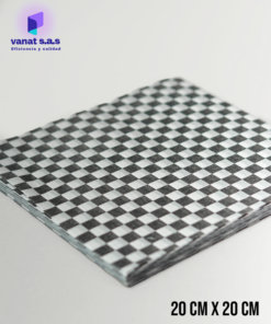 Rema de papel parafinado 20x20