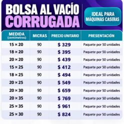 Bolsas de aluminio cali