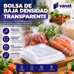 Bolsa de Baja Densidad Transparente